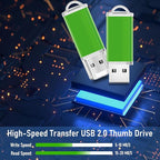USB Thumb Drive 4GB Flash Drive 20 Pack Nicepicten FAT32 Zip Drive USB 2.0 - Image 2