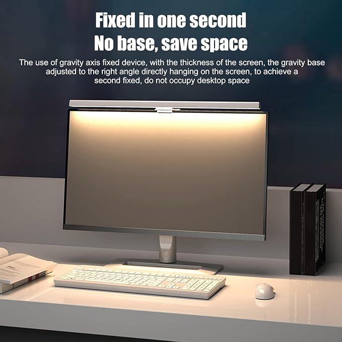 Monitor Light Bar Desk Light Bar 3 Switchable Light Modes Stepless Dimmable - Image 7
