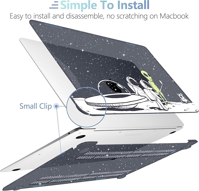 MEEgoodo for MacBook Air 13 inch Case 2021 2020 2019 2018 Released A2337 M1 - Image 4