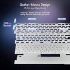 Redragon K673 PRO 75% Wireless Gasket RGB Gaming Keyboard, 3-Modes 81 Keys - Image 4