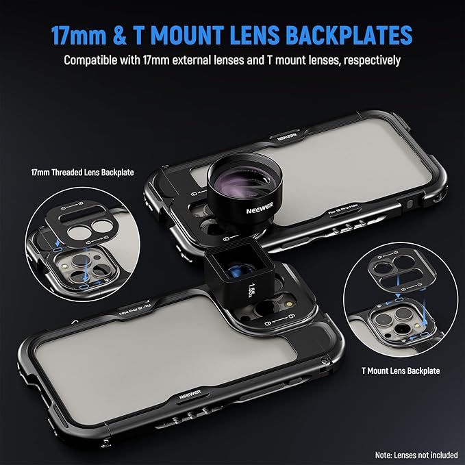 NEEWER 15 Pro Cage, Video Rig Phone Stabilizer - Image 4