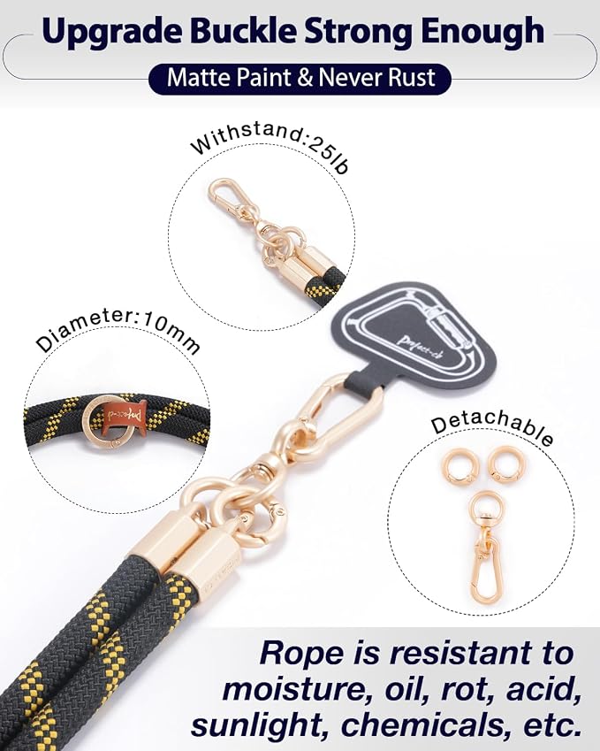 project-cb Cell Phone Lanyard ×1, Tether Tab ×2, Universal Adjustable Phone - Image 3