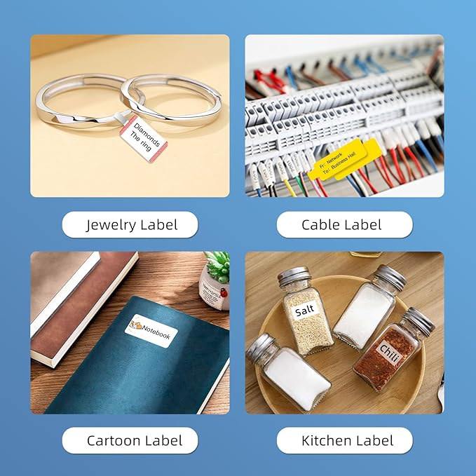 PUQU 30x15mm Direct Thermal Sticker Labels, Self-Adhesive All-Purpose Label - Image 7