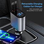 Retractable Car Charger, 66W 4 in 1 Super Fast Charging Car Phone Charger - Image 7