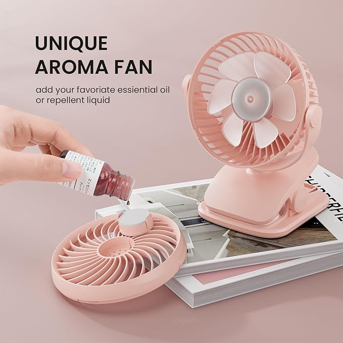 Shinebella AA Battery Powered Clip on Fan - Image 3