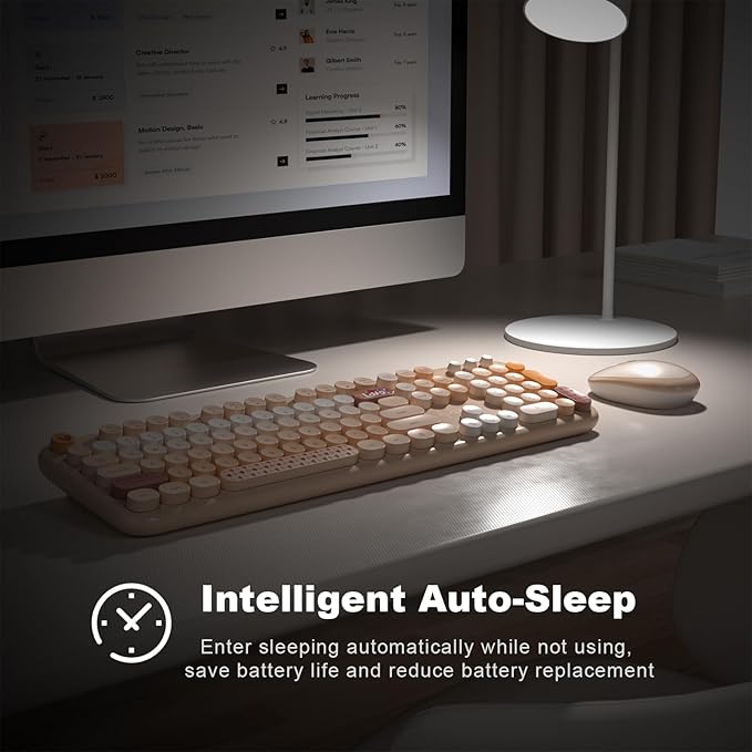 KNOWSQT Wireless Keyboard and Mouse Combo - Image 4