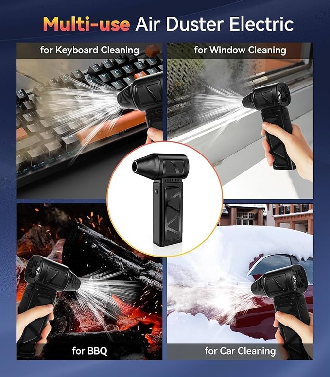 Compressed Air Duster, 360000 RPM Electric Air Duster, Rechargeable Cordless - Image 6