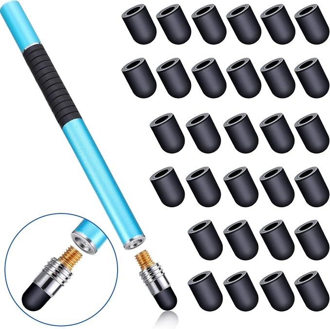 Zonon 30 Pieces Replacement Stylus Tips Conductive touch screen Pens Tips - Image 5