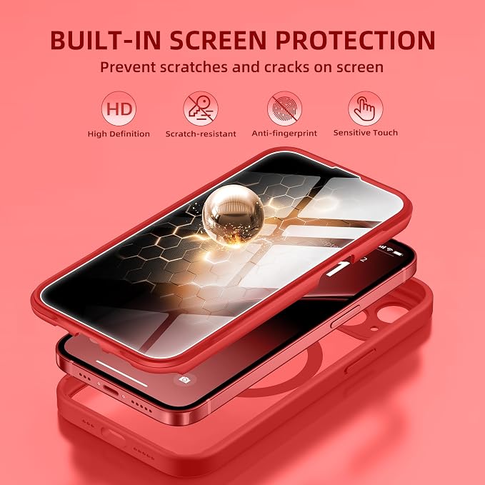 BERFY Magnetic for iPhone 14 Case, Compatible - Image 3