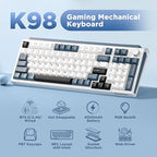 K98 Wireless Mechanical Keyboard, Tri-Mode BT5.0/2.4GHz/USB-C Hot Swappable - Image 2