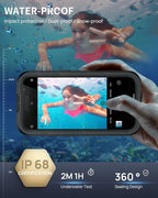 Lanhiem Magnetic for iPhone 16 Pro Case, IP68 Waterproof Dustproof Case - Image 3