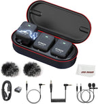 SYNCO G2A2 Pro Microphone, Wireless Lavalier Microphone, 200m Range, 8 Hours by SYNCO