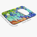 Square Mouse Pad Lrises, Personalized Premium-Textured Custom Mouse Mat Design - Image 2
