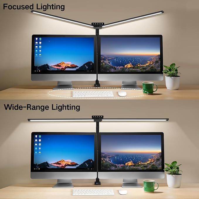 OUTON 29.5" LED Desk Lamp with Clamp - Image 3