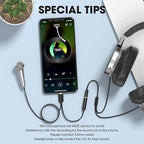Mini Microphone for iPhone iPad Small ASMR Tiny Microphone for Voice Video - Image 2