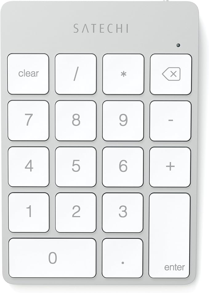 Satechi Slim Aluminum Bluetooth Keypad, Wireless Number Pad by Satechi