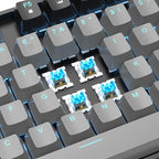 MageGee 75% Mechanical Gaming Keyboard, LED Backlit, 87 Keys Compact TKL Wired - Image 2