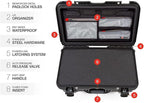 NANUK Wheeled Series 935 Lightweight NK-7 Resin Waterproof Protective Case - Image 7