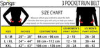3 Pocket Adjustable Running Belt Waist Pack, Fanny Pack - Image 8