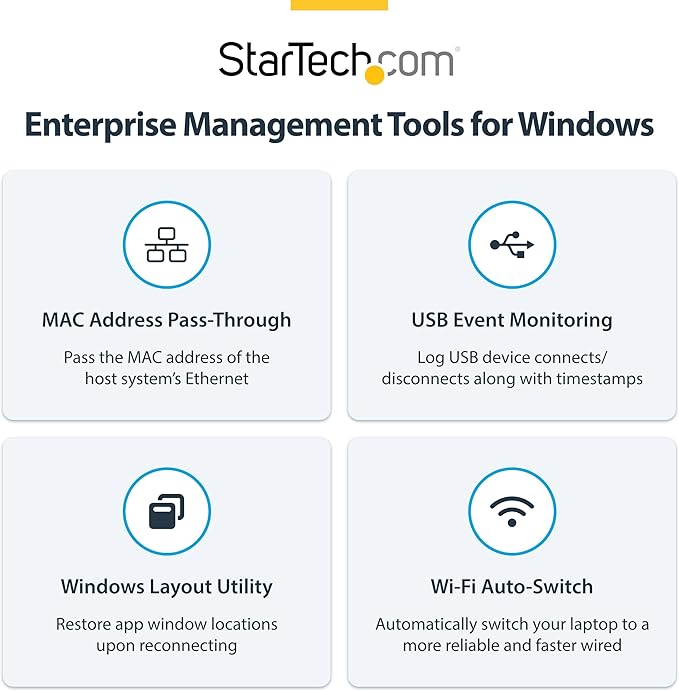 StarTech.com USB-C Triple Monitor Docking Station - Image 6