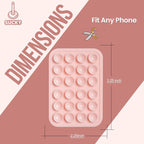 SUCKY Silicone Suction Phone Case Adhesive Octo Cup Buddy Mount - Image 7