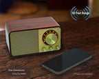FM Radio with Bluetooth Retro Bluetooth Speaker Vintage Radio with SD/USB - Image 5