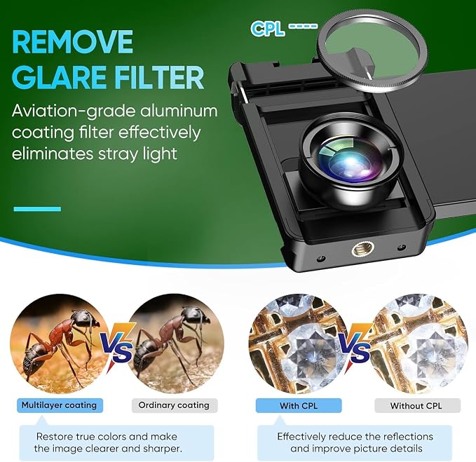 MIAO LAB 10X Macro Lens + CPL Filter Kit - Image 6