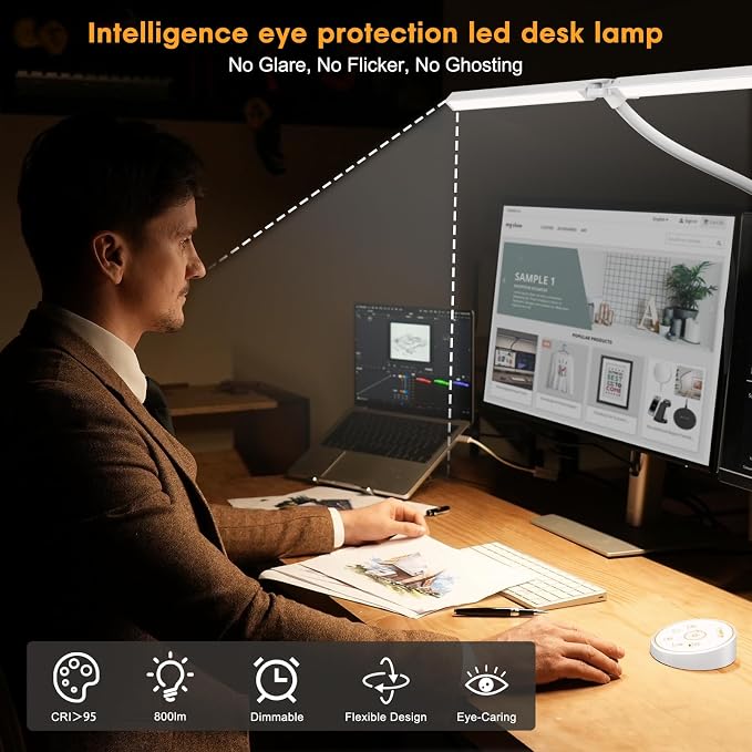 Led Desk Lamp for Office Home - Image 4