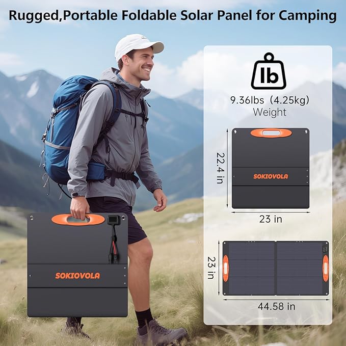 N-Type 16BB 110W Portable Solar Panel - Image 2