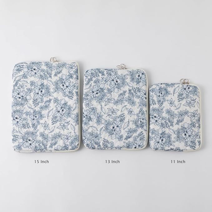 Puffy Laptop Sleeve 13-15.6 Inch Cute Quilted Laptop Protective Case Padded - Image 9