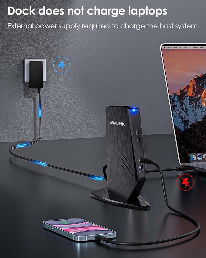 WAVLINK Universal Laptop Docking Station - Image 4