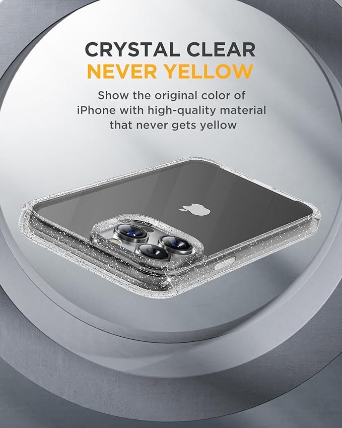 Miracase Glass Series for iPhone 15 Pro Max Case 6.7 Inch, Full-Body Drop Proof - Image 3
