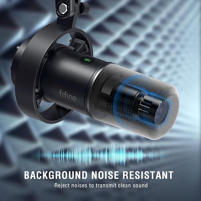 FIFINE Dynamic Podcast Microphone Set - Image 3