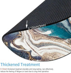 Blue Gold Marble Mouse Pad - Image 3