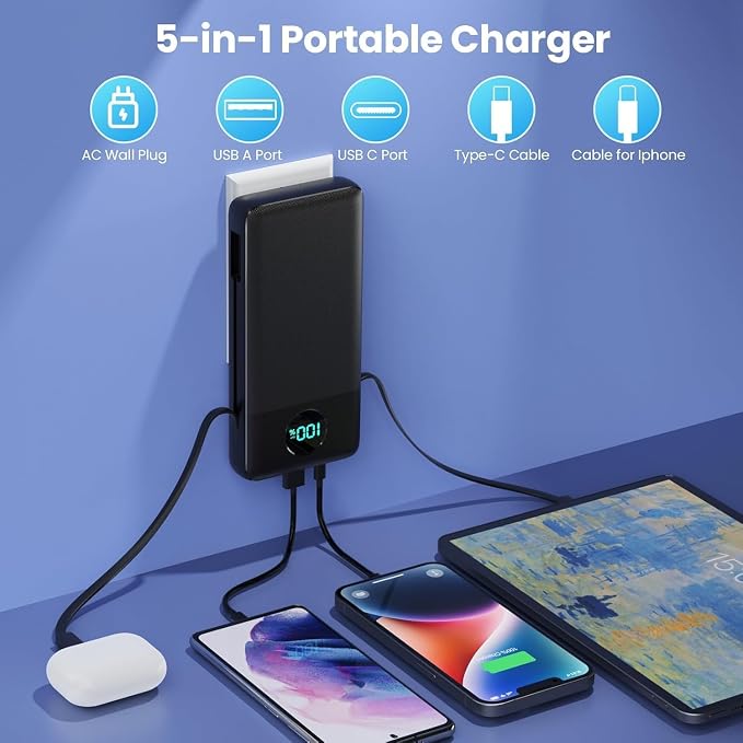 Portable Charger USB C Power Bank - Image 3