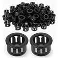 200PCS 1/2" Black Cable Snap Bushing Grommet, Snap in Cord Bushing Protect by Unknown