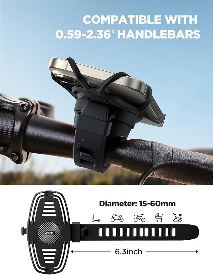 JOYROOM Bike Phone Holder, 2024 Upgrade Phone Mount - Image 8