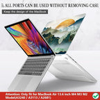 CISSOOK Mountain Case for MacBook Air 13.6 inch 2025 2024 2022 Release Model - Image 5