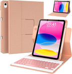 BLUTLOTUS Keyboard Case for iPad 10th Generation 2022 10.9 inch, 360° Rotatable by BLUTLOTUS