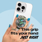 OnTheGrip Cute Natural Seashell Design Round Shape Collapsible Mobile Phone - Image 2