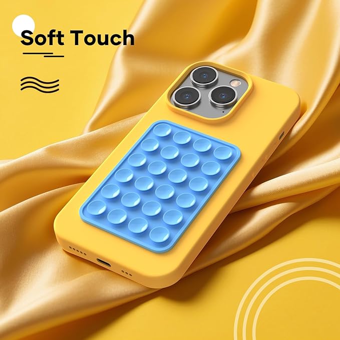 Silicone Phone Sticky Grip, Suction Phone Case Mount - Image 5