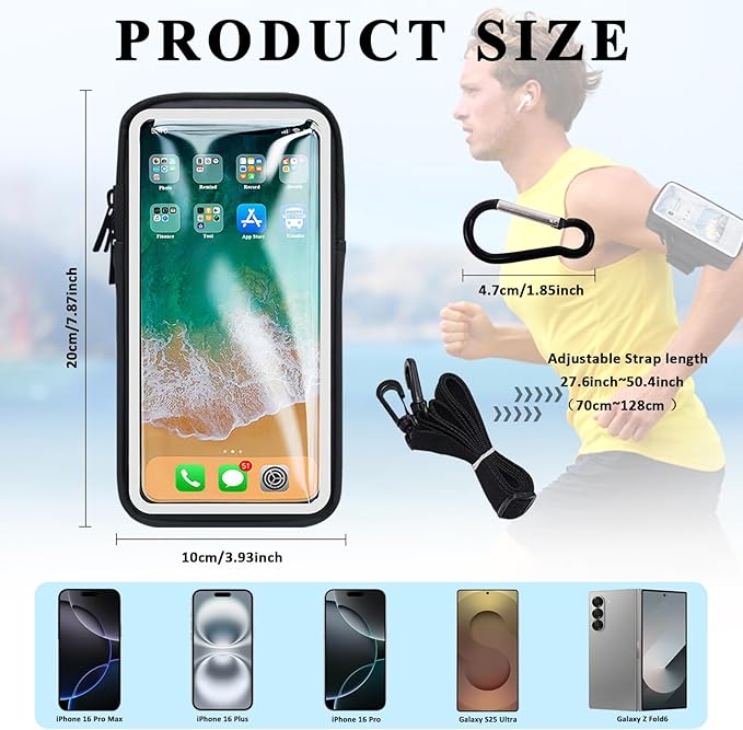 Phone Holder for Running Armband, Cell Phone Purse Small Crossbody Bags for - Image 5