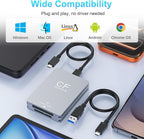 CFexpress Type B and SD Dual-Slot Memory Card Reader, 10Gbps USB 3.2 Gen 2 Type - Image 5