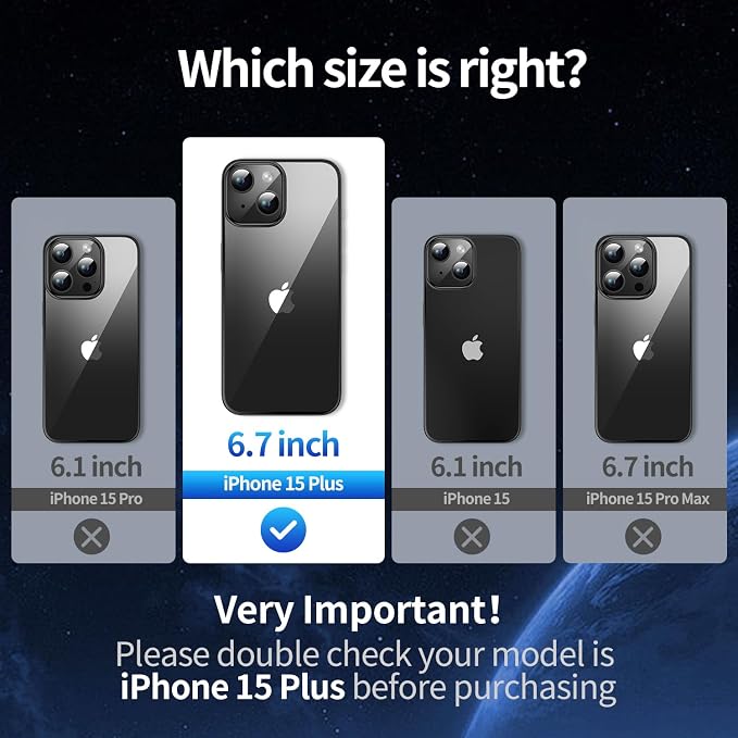 Camera Stand Case for iPhone 15 Plus, 2024 Version Military Grade Protective - Image 7