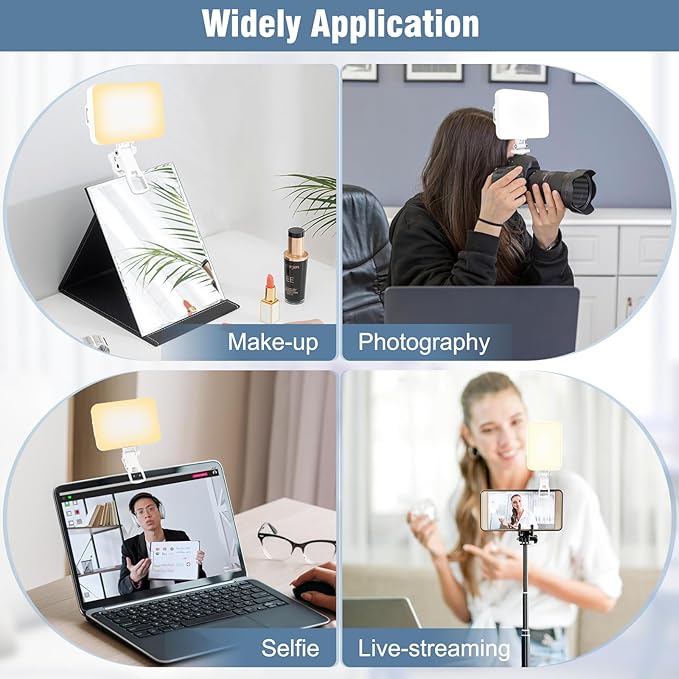 60 LED Portable Selfie Light Video Conference Lighting - Image 6