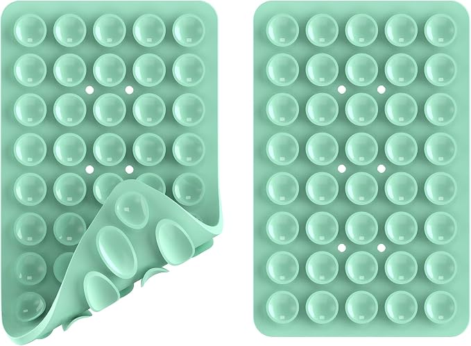 2PACK Silicone Double Sided Suction Phone Case Mount, Detachable Hands Free & - Image 3