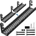 No Drilling Extendable Under Desk Cable Management, Metal Cable Management Tray by BIWIST