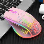 VEGCOO Wireless Gaming Mouse, C30 Silent Click Wireless Rechargeable Gaming - Image 2