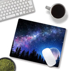 Mouse Pad, Forest Moon Mouse Pad, Washable Square Cloth Mousepad - Image 4