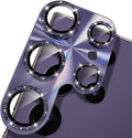 YWXTW Camera Lens Protector for Samsung Galaxy S24 Ultra, Bling Glitter by YWXTW